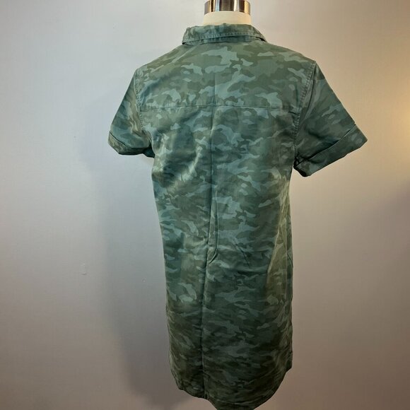 Vineyard Vines Women's Tonal Camo Margo Shirt Dress - Size 8 - Picture 4 of 7